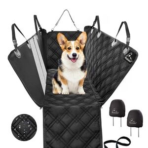 MEADOWLARK Black Dog Car Seat Cover